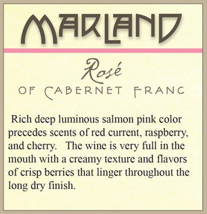 Marland Cab Franc Rose 2019