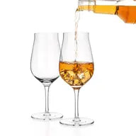 Luxbe - Bourbon Brandy Cognac Crystal Glasses Snifter, 10oz  Set of 4