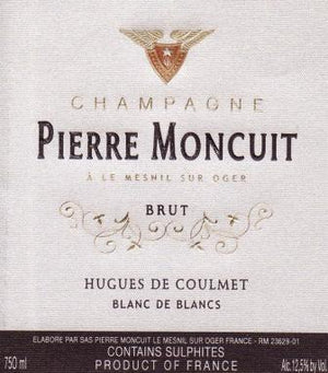Pierre Moncuit Cuvee Hugues de Coulmet Blanc de Blancs Brut Champagne